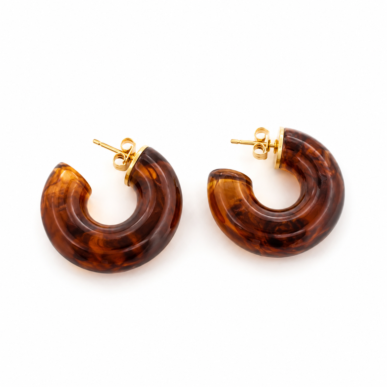 The Shadow Brown earrings