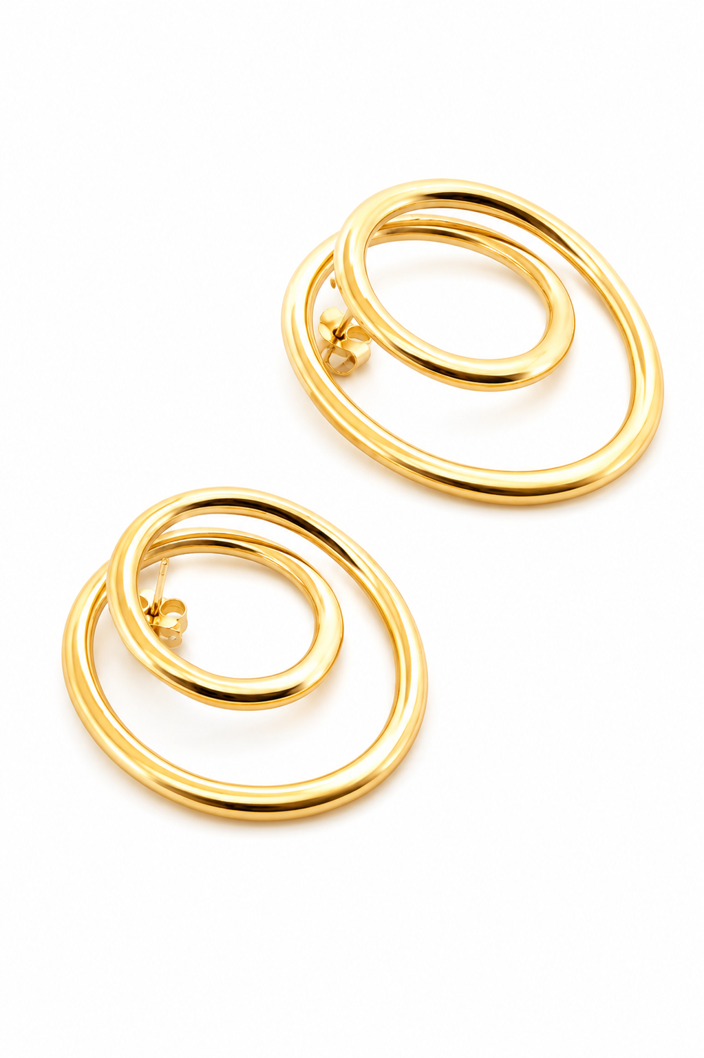 The Twin Hoop Earrings