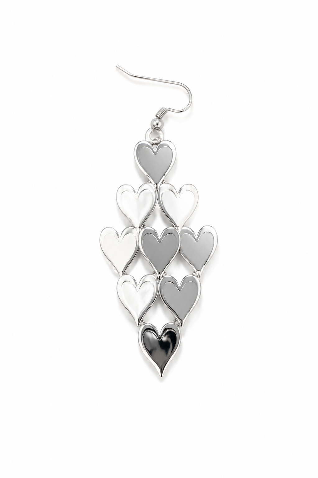The Heart Cascade Earrings