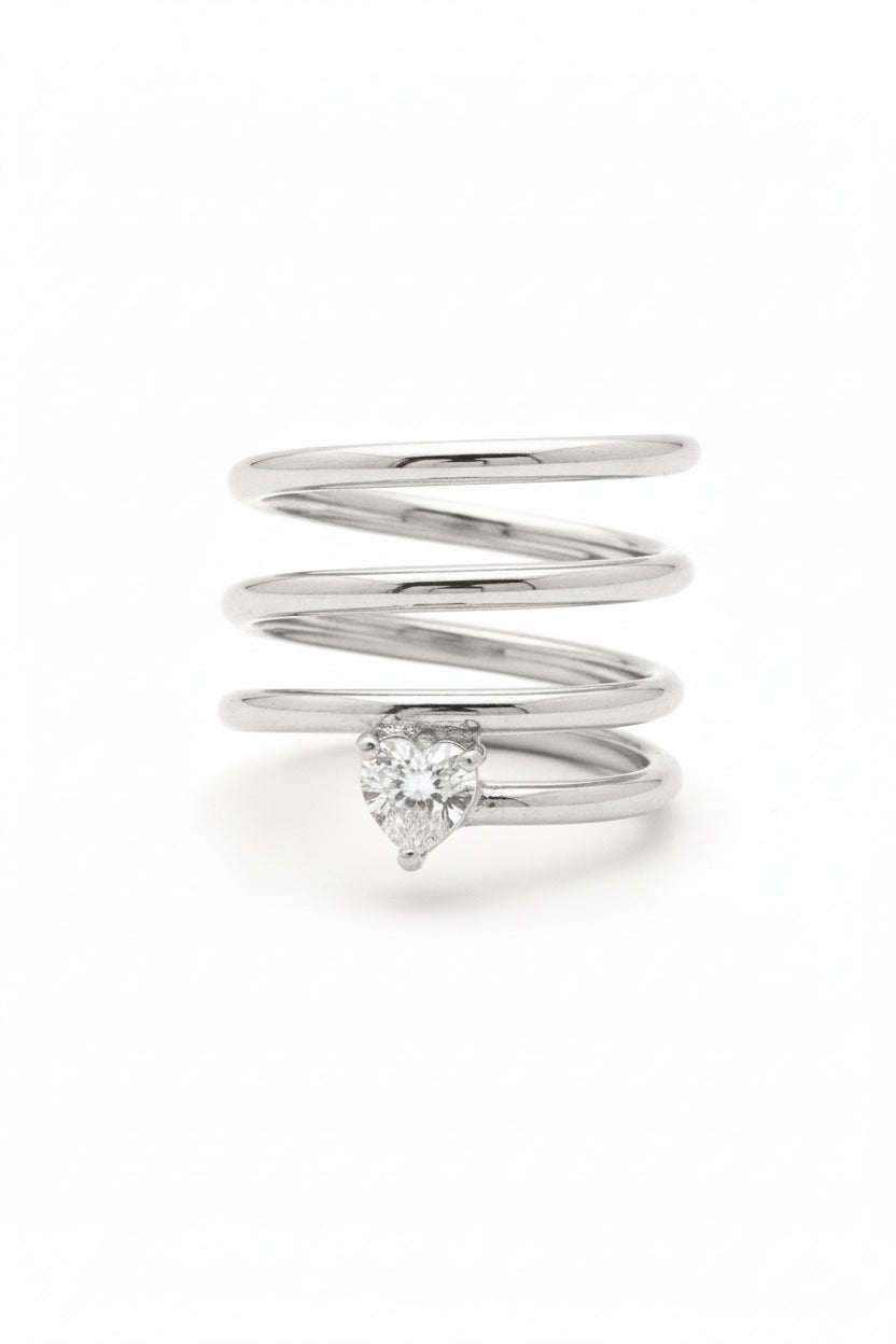 The ZigZag Heart Ring