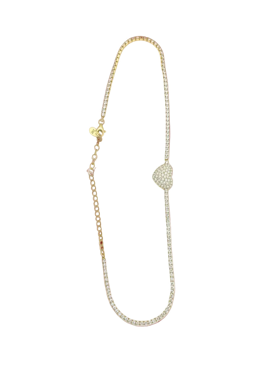 The Golden Heart Choker