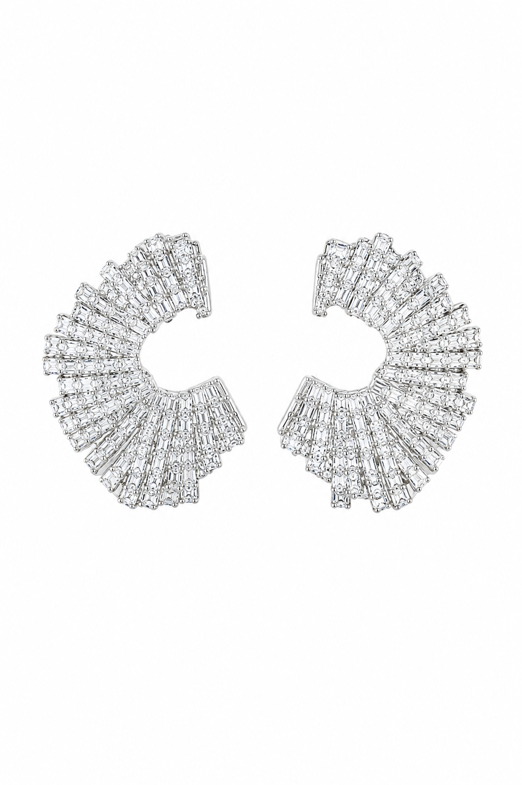 The Crystal Curve Earrings