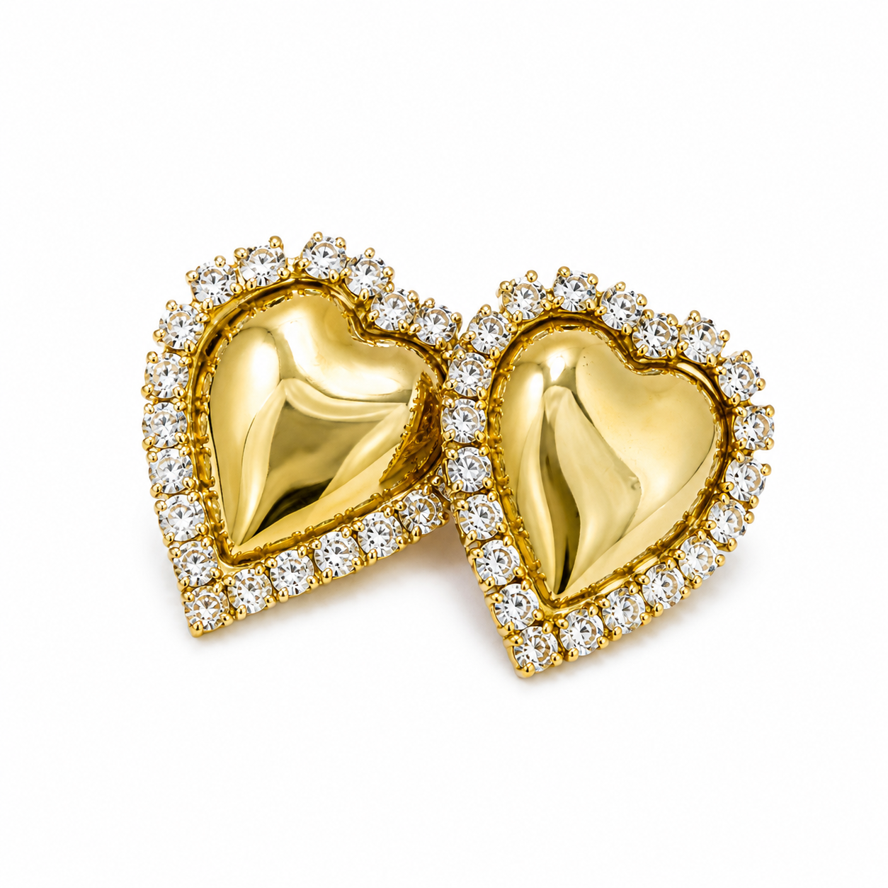 The Heart Earrings Big