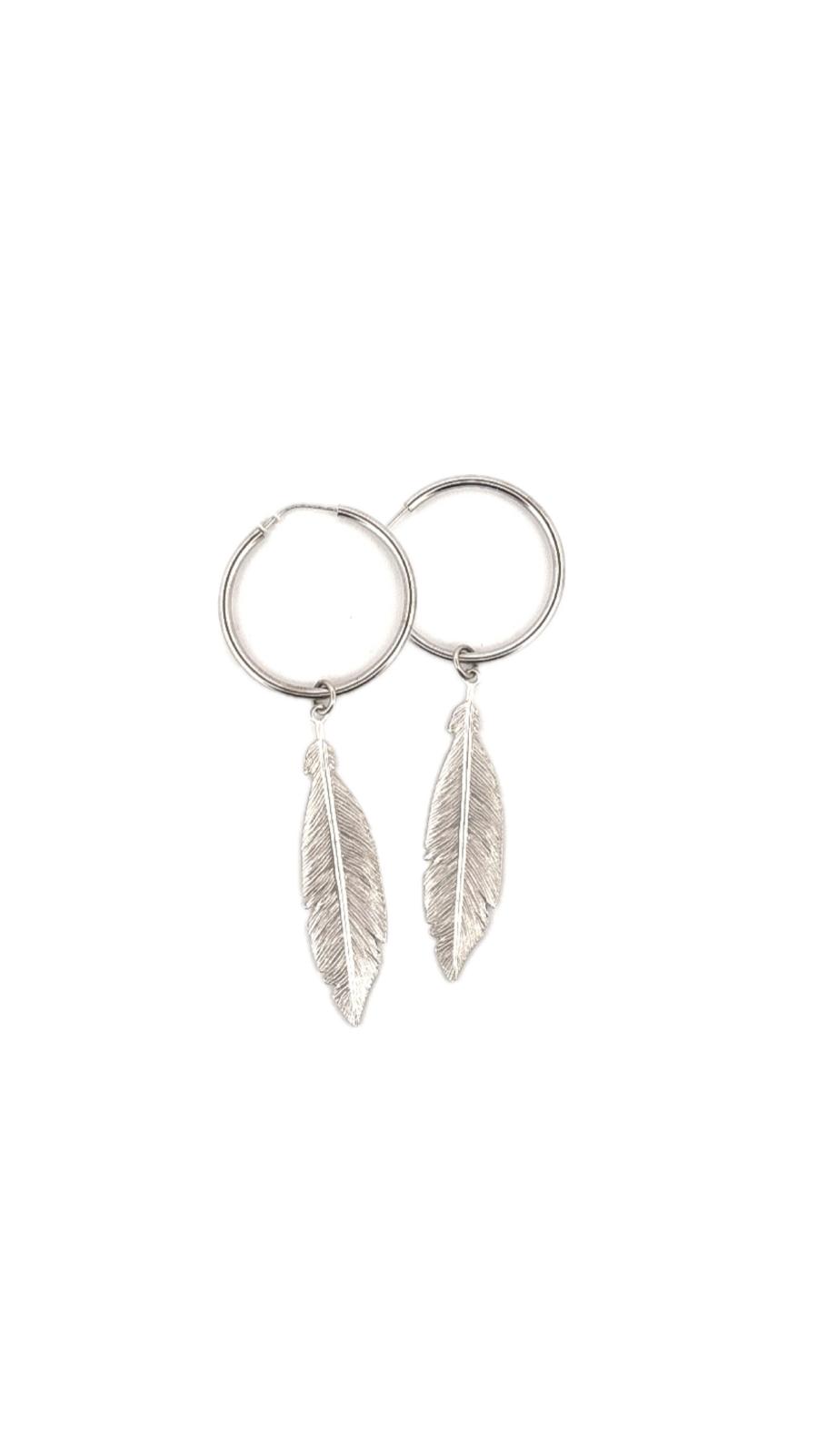 The Ethereal Plume Earrings