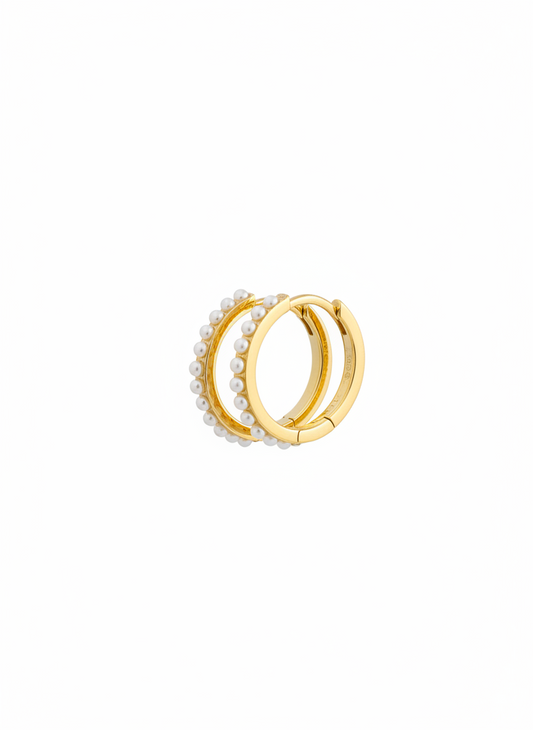 The Golden Pearl Earrings