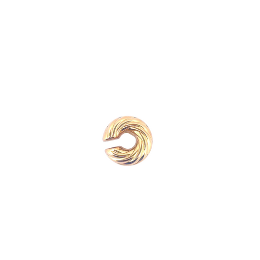 The Gold Button Earcuff