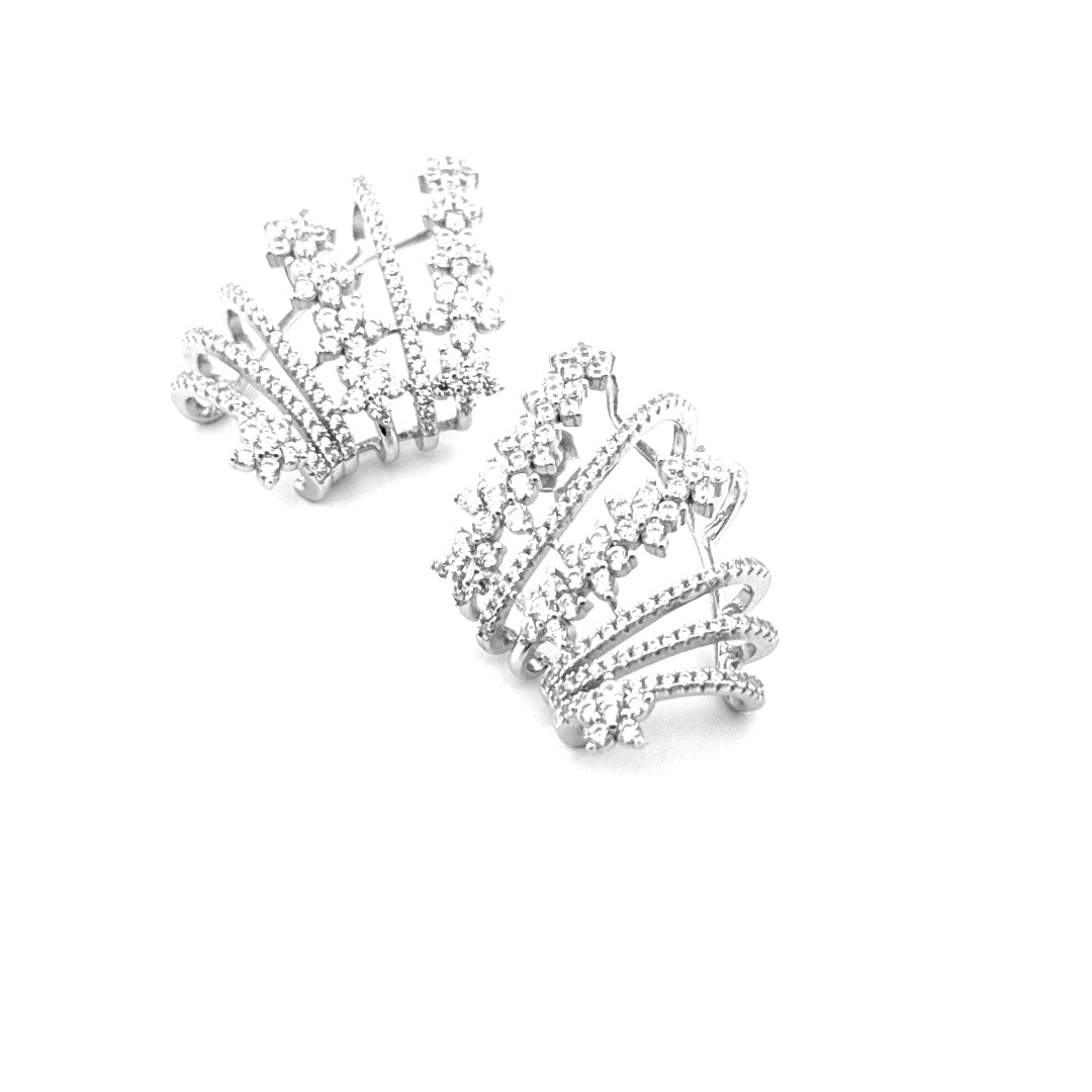 The Line Flower Earrings