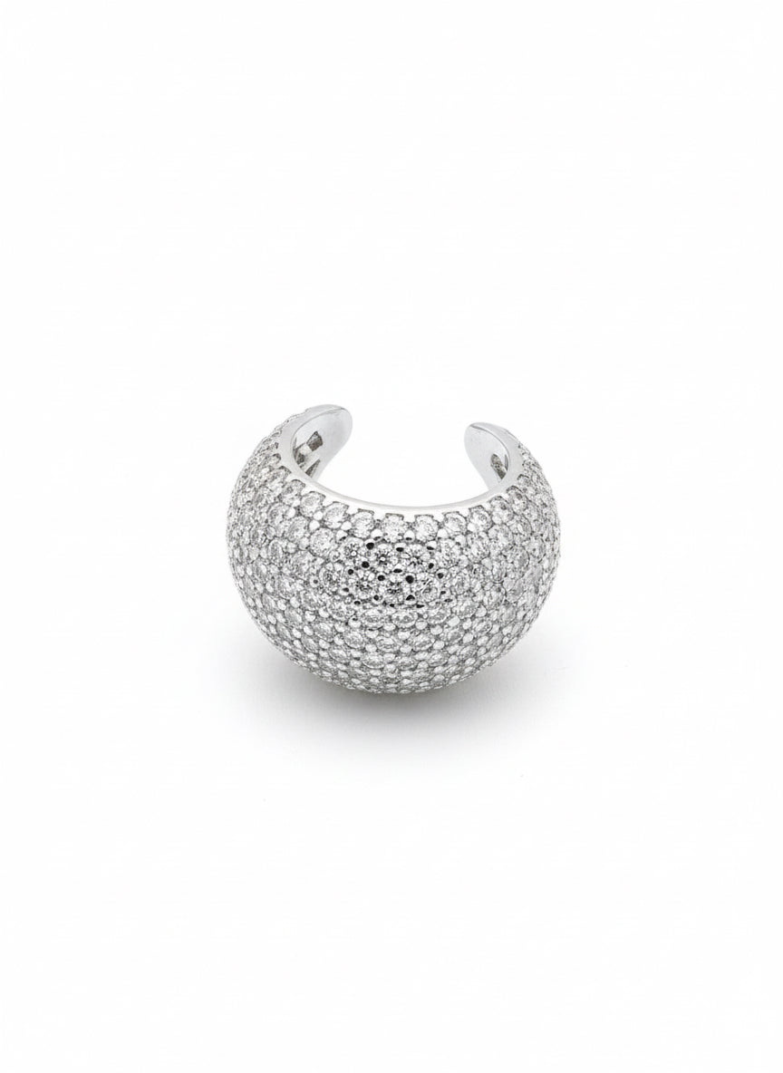 The White Crystal Earcuff