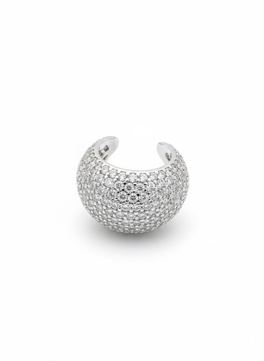 The White Crystal Earcuff