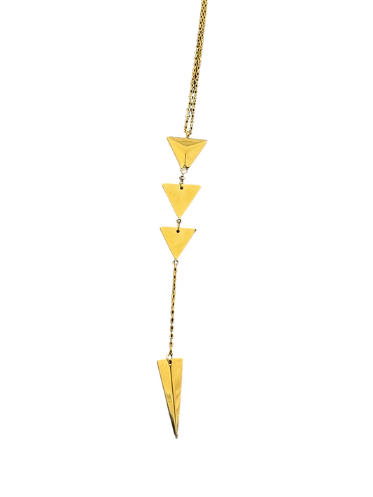 The Downward Triangles Necklace