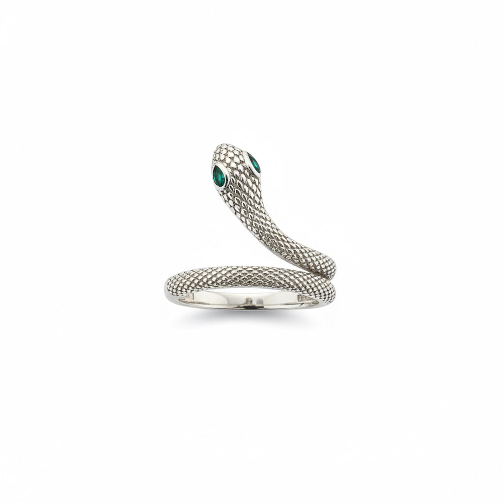 The Snake Silver Ring