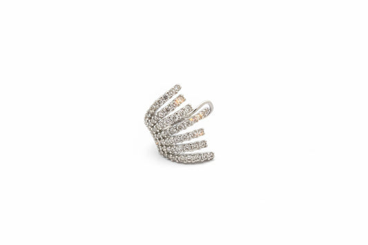 The Silver Glow Earcuff