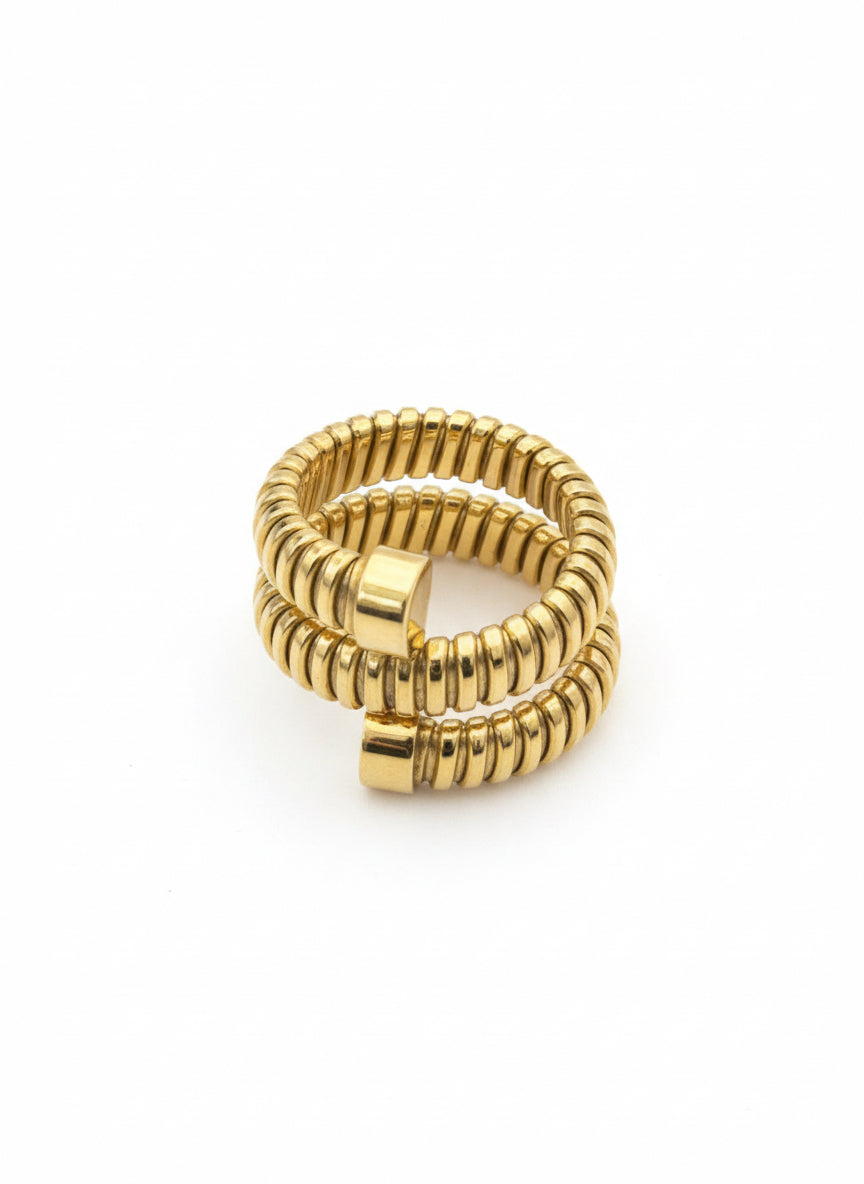 The Golden Spiral Ring