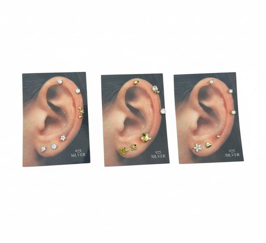 The Set Orecchini 6 pezzi
