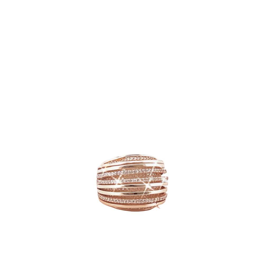 The Multi Line Gold Ring
