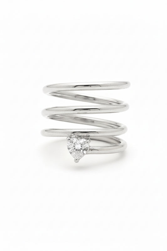 The ZigZag Heart Ring
