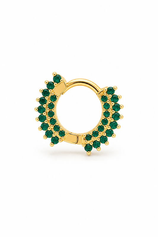 The Emerald Glow Piercing