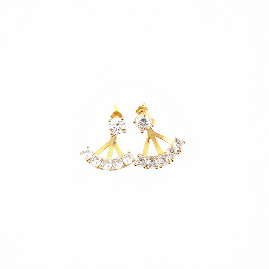 The Solitaire Line Earrings
