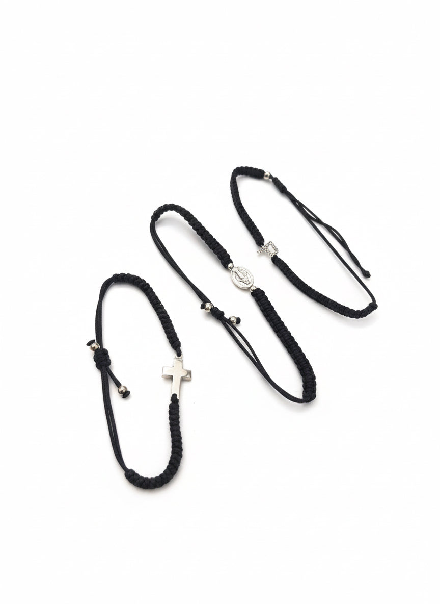 Black Cord Cross- Man