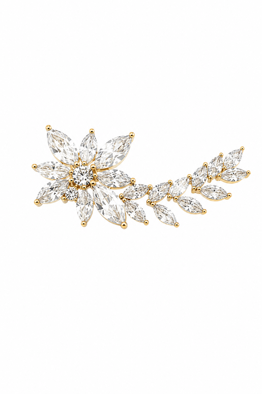 The Diamond Petal Earring