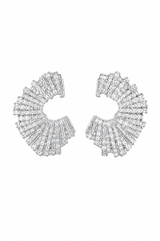 The Crystal Curve Earrings
