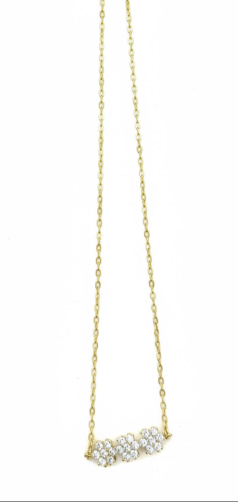 The Three Flowers Necklace