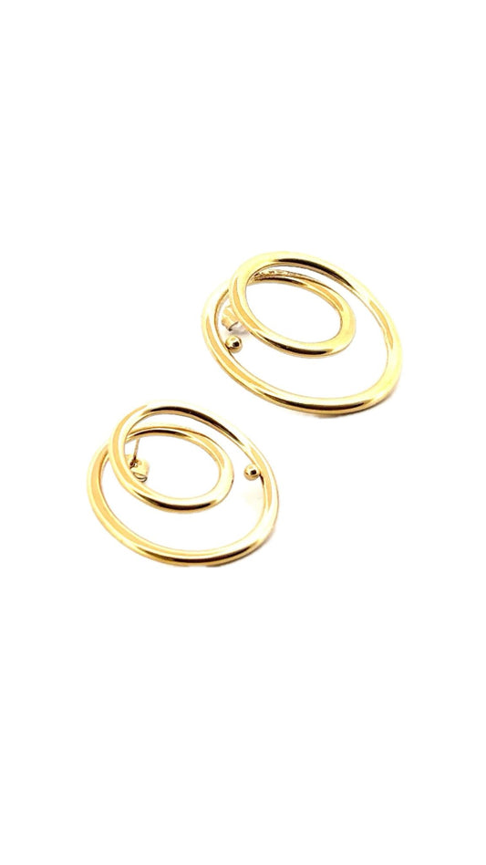 The Twin Hoop Earrings