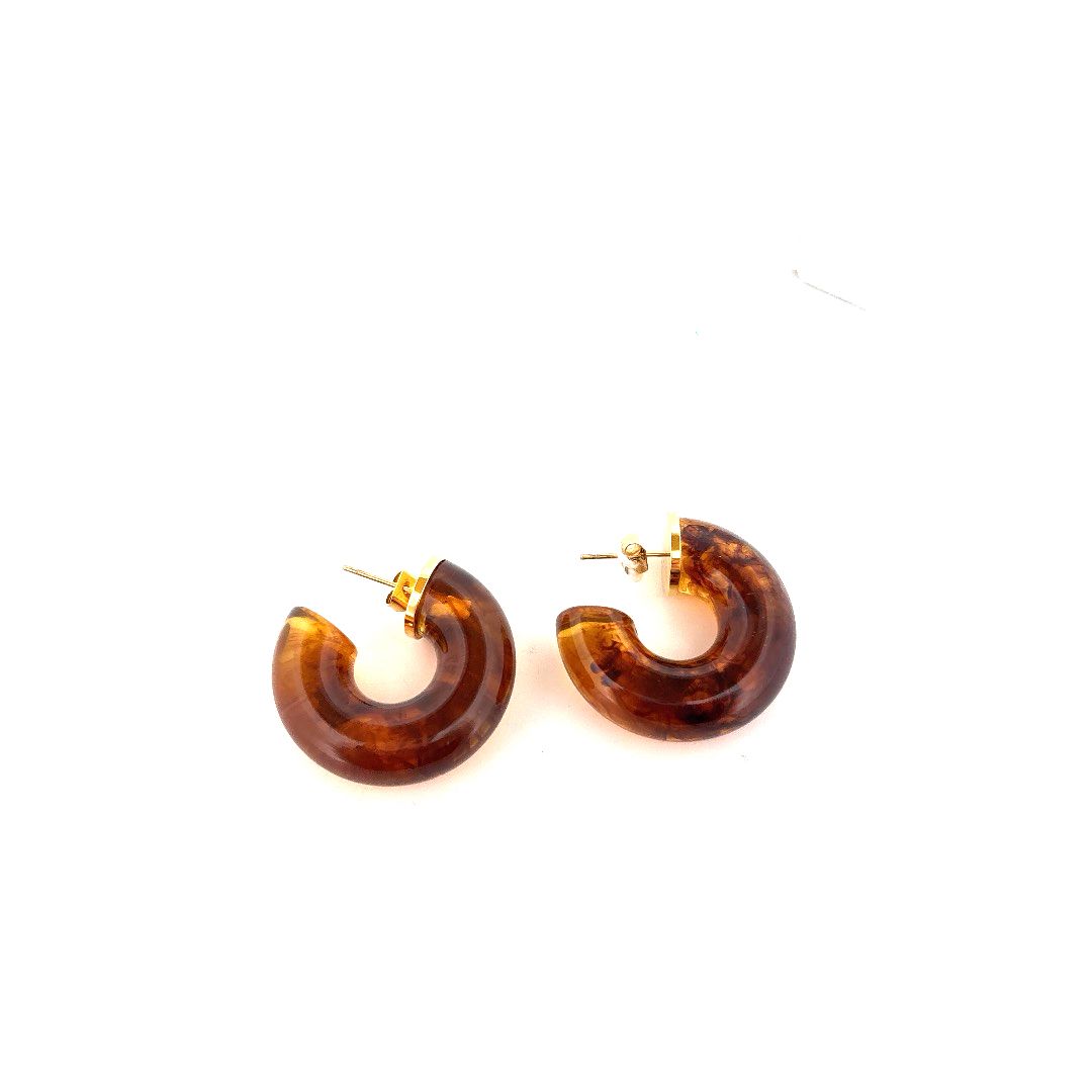 The Shadow Brown earrings
