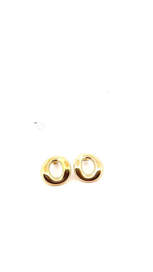 The Orbit Gold Earrings