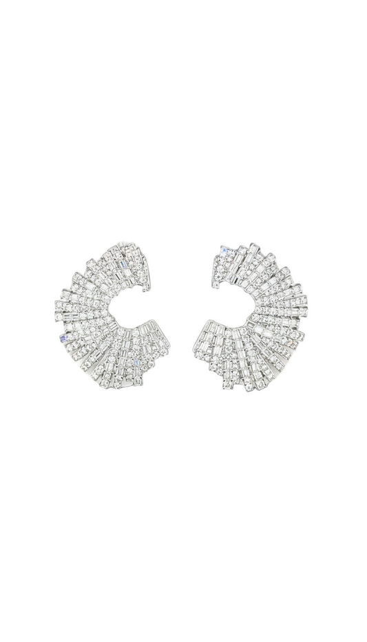 The Crystal Curve Earrings