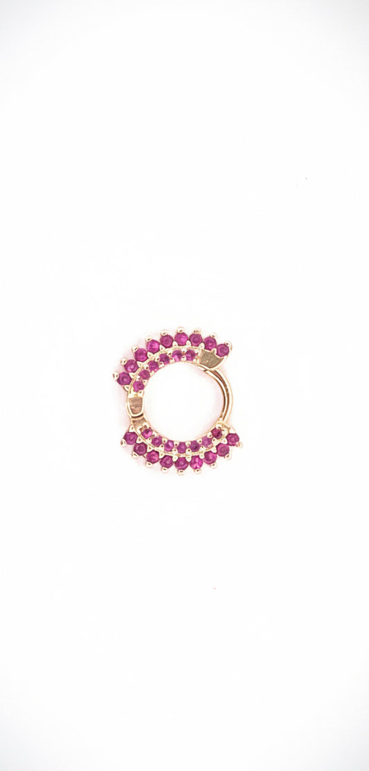 The Fuchsia Flame Piercing