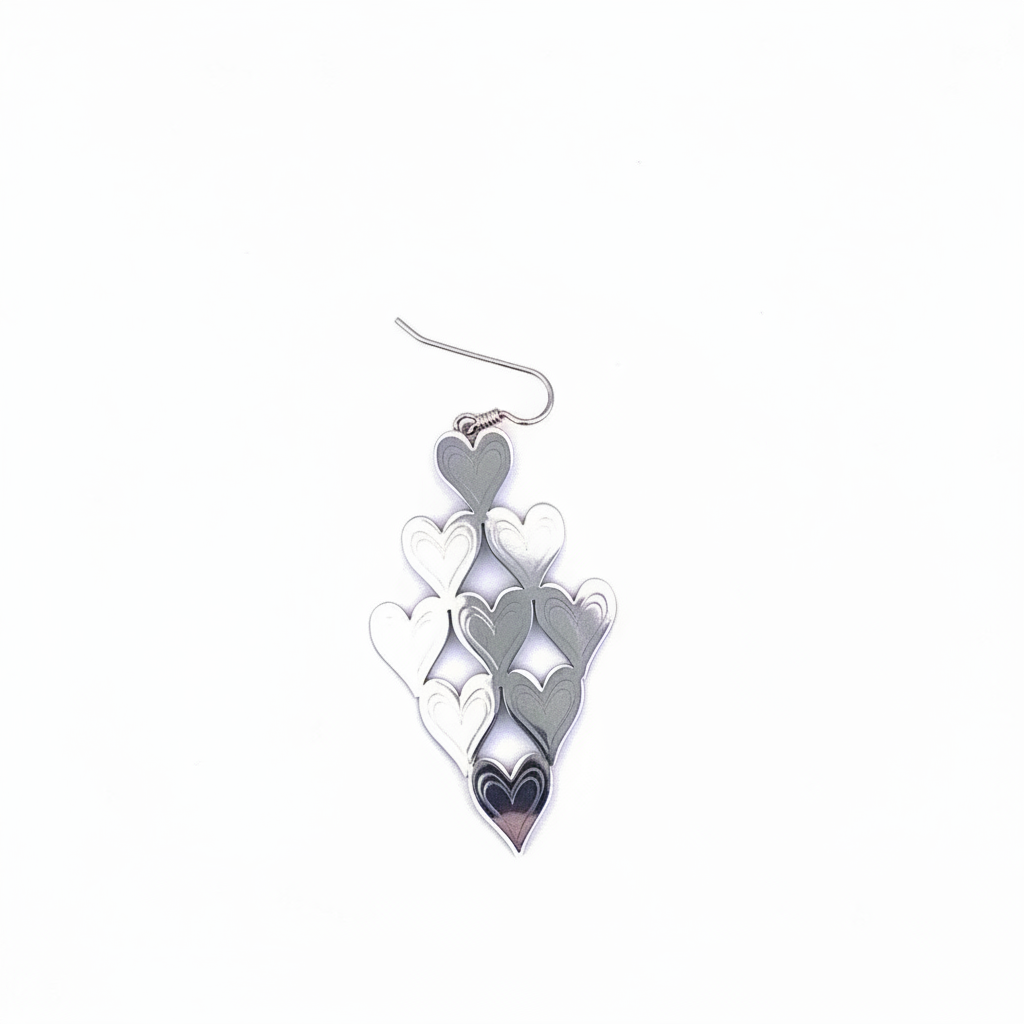 The Heart Cascade Earrings
